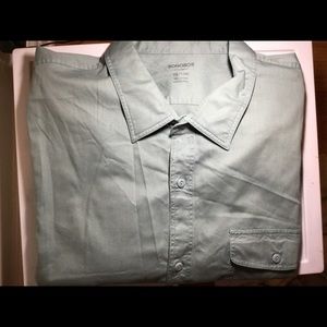BONOBOS DRESS SHIRT XXL GRAY GREEN
ORG $98 NWOT